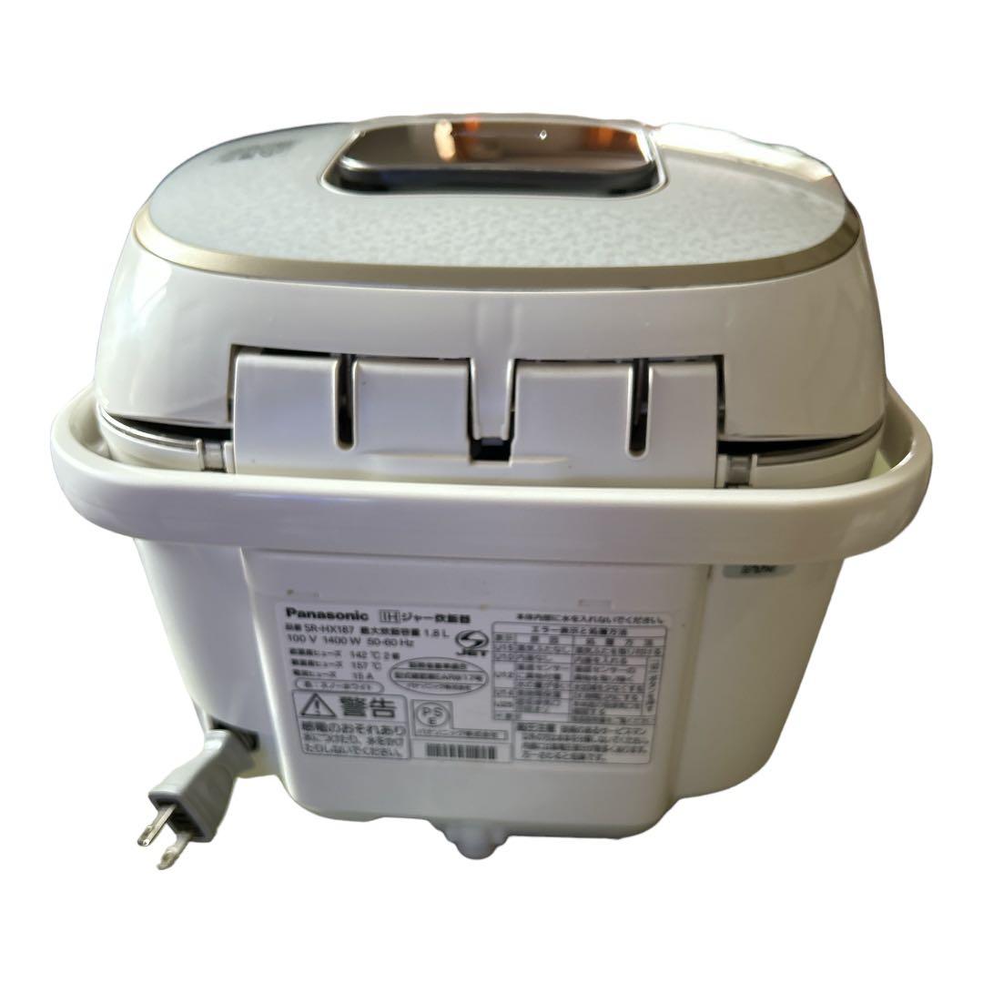 【ジャンク品】炊飯器 一升炊き パナソニック SR-HX187 取説 付属品付き