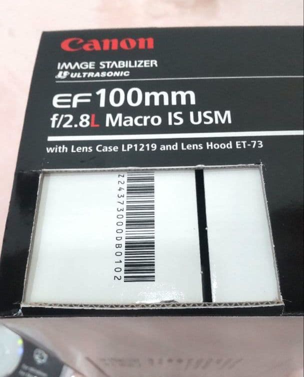 レンズ(単焦点) Canon EF 100mm f/2.8L Macro IS USM