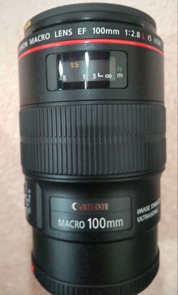 レンズ(単焦点) Canon EF 100mm f/2.8L Macro IS USM