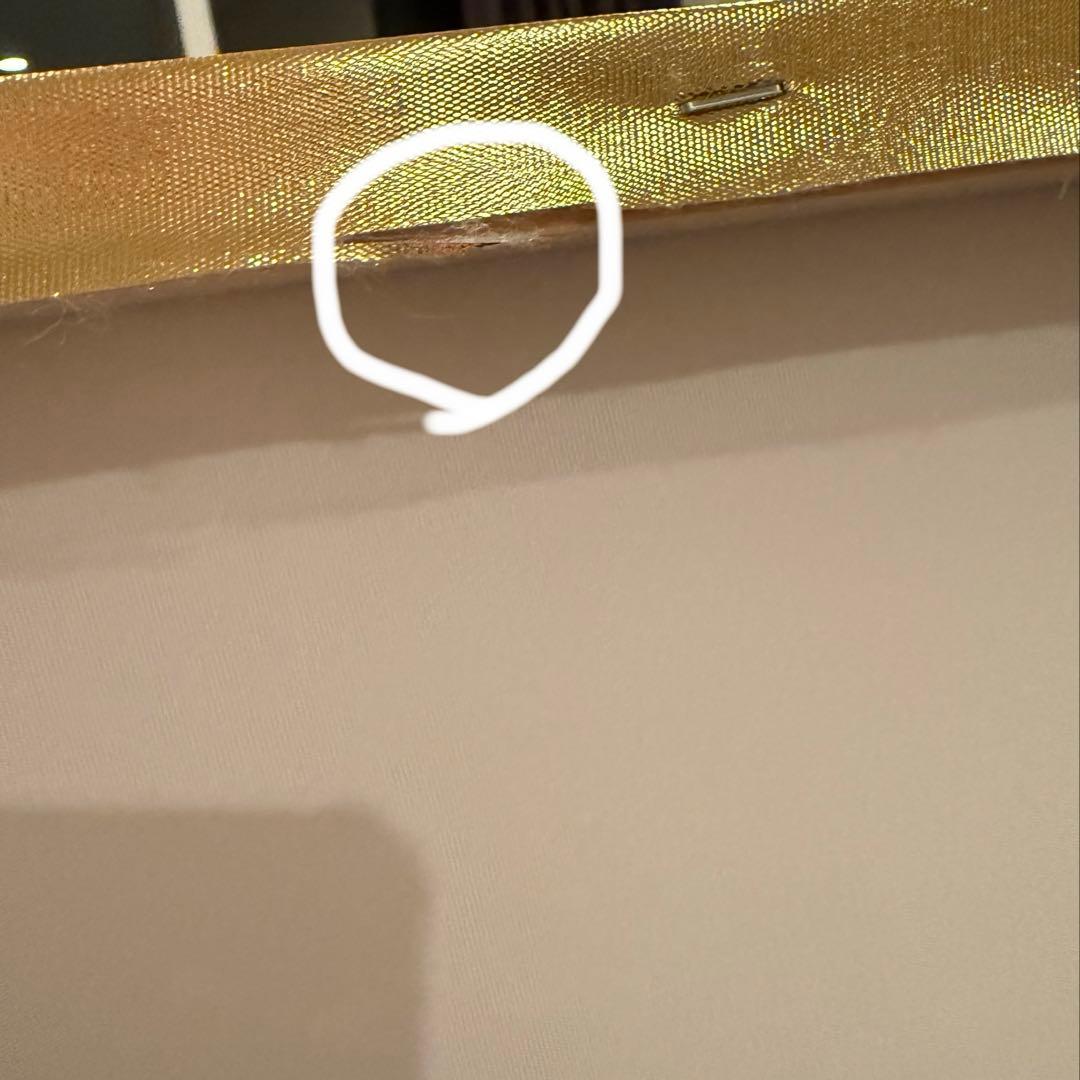 KARE フラワーボート ゴールドピンク 100x80cm タッチドピクチャー