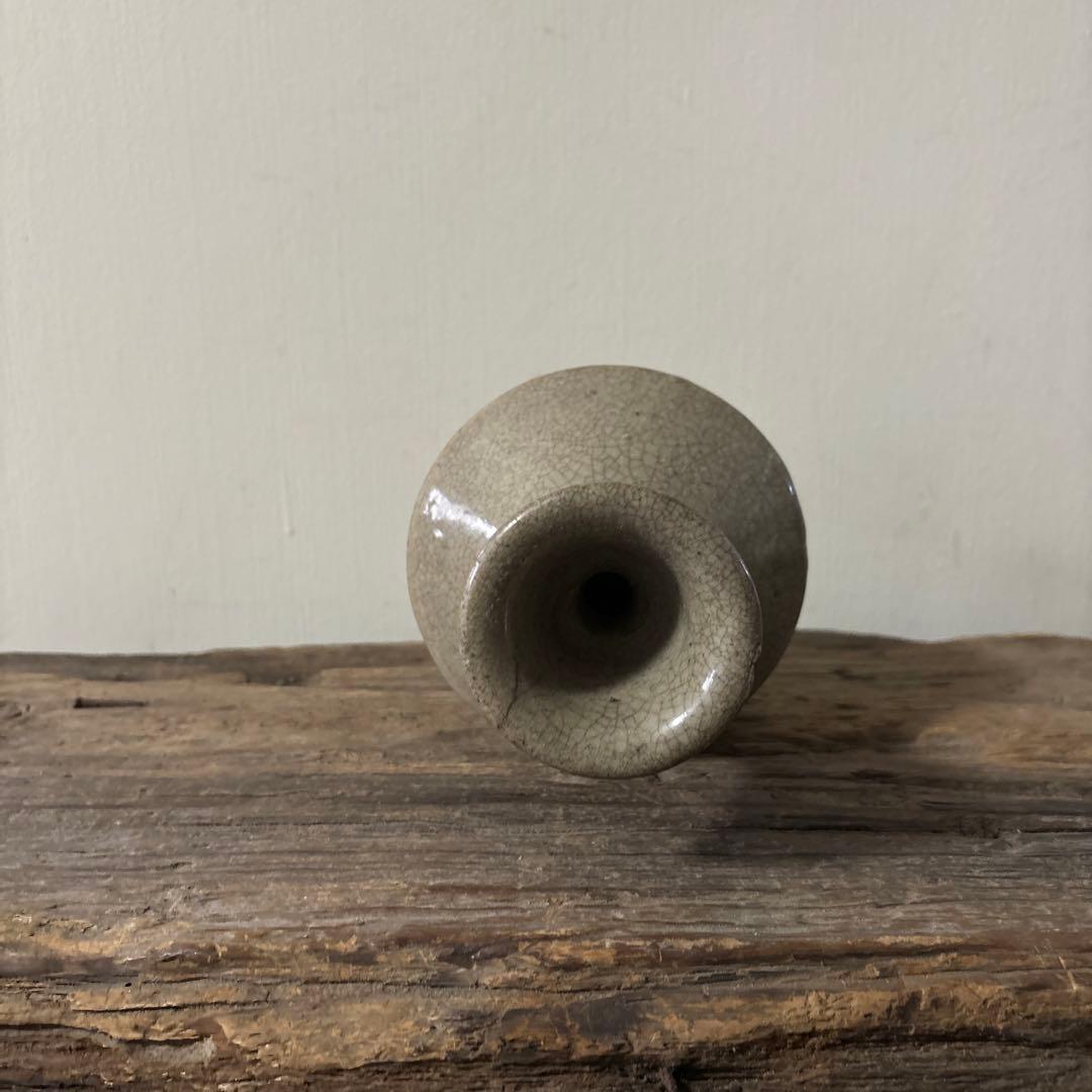 李朝瓶　徳利　花入　盤口　朝鮮古陶磁.古道具.骨董.アンティーク.井戸脇