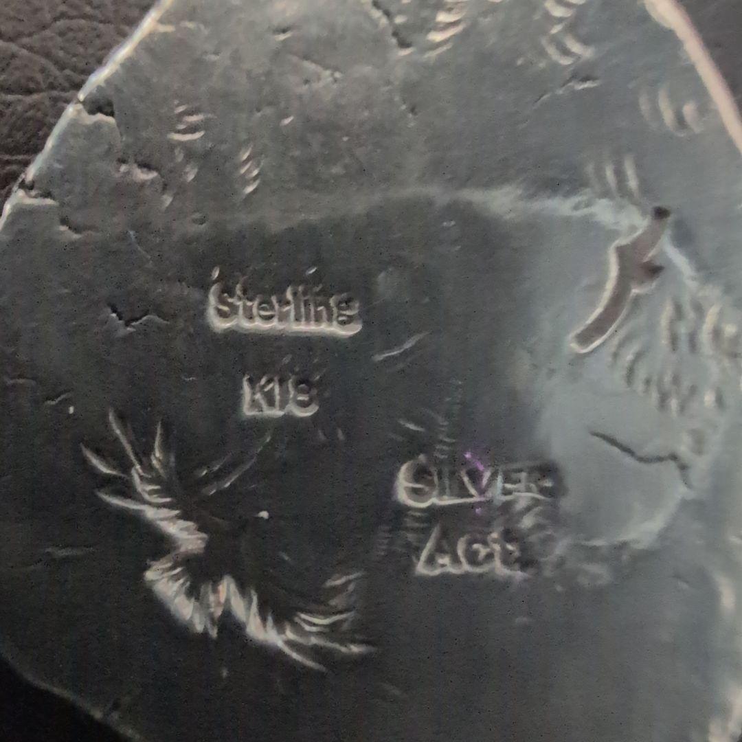 太陽モチーフのスターリングシルバーペンダント k18