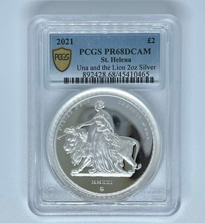 【特価】2021 ウナ ライオン 銀貨 マスターピース版 pcgs 準最高鑑定