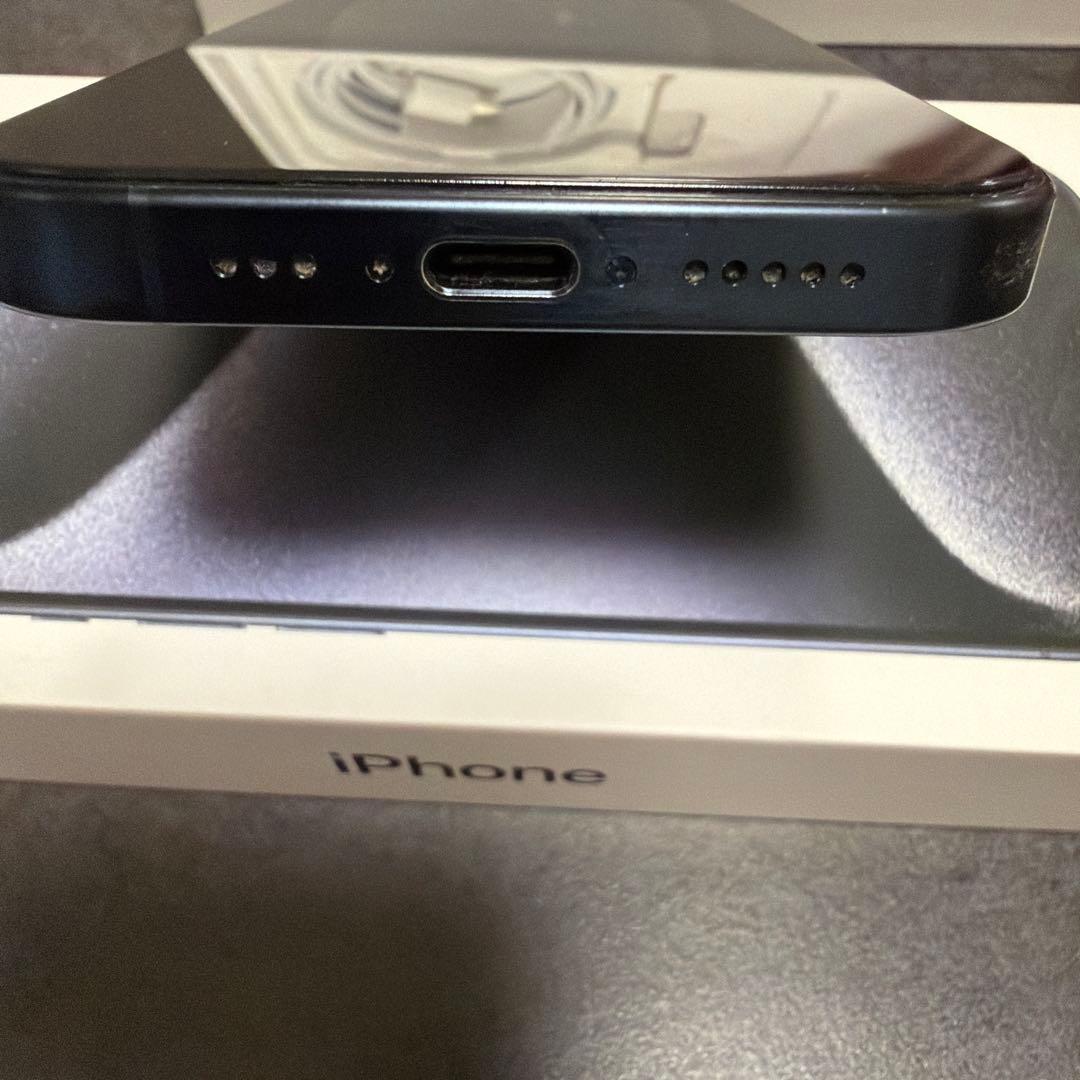 【美品】Apple iPhone 15 Pro ブルーチタニウム　128GB