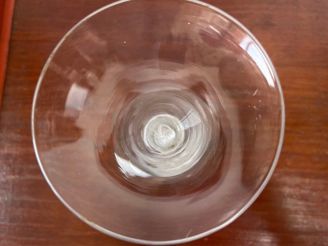 エアーツイストステムグラス オペークツイスト ツイストステム　ゴブレット　骨董