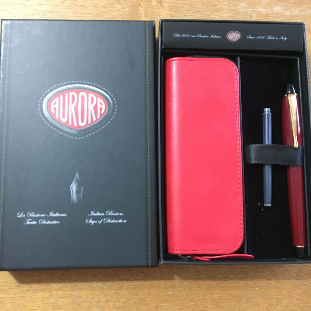 AURORA 赤いペンセット