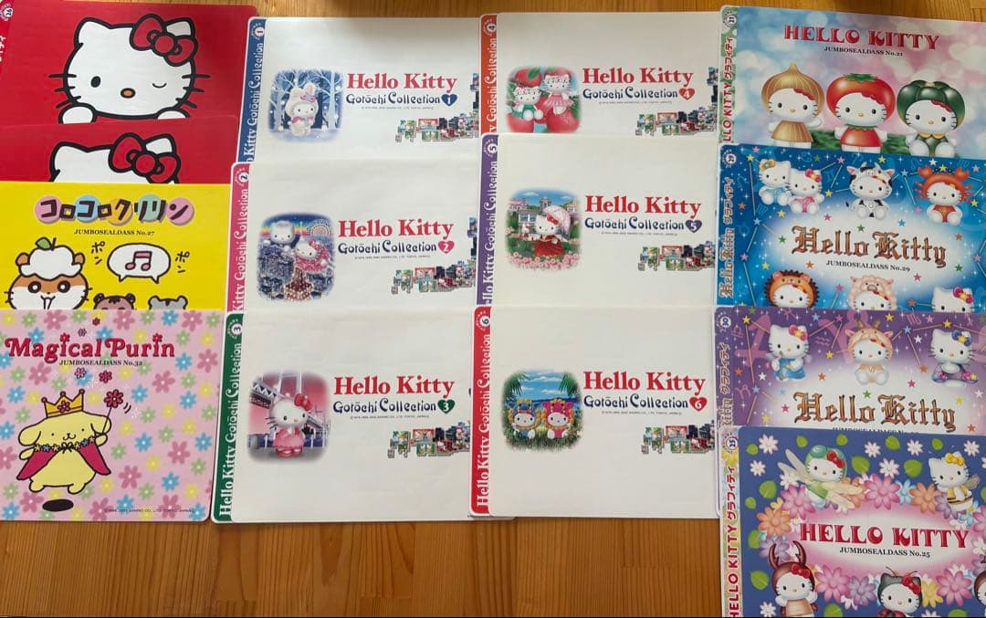 【2002-2003年】ご当地キティ ジャンボシールダス 13枚セット平成レトロ