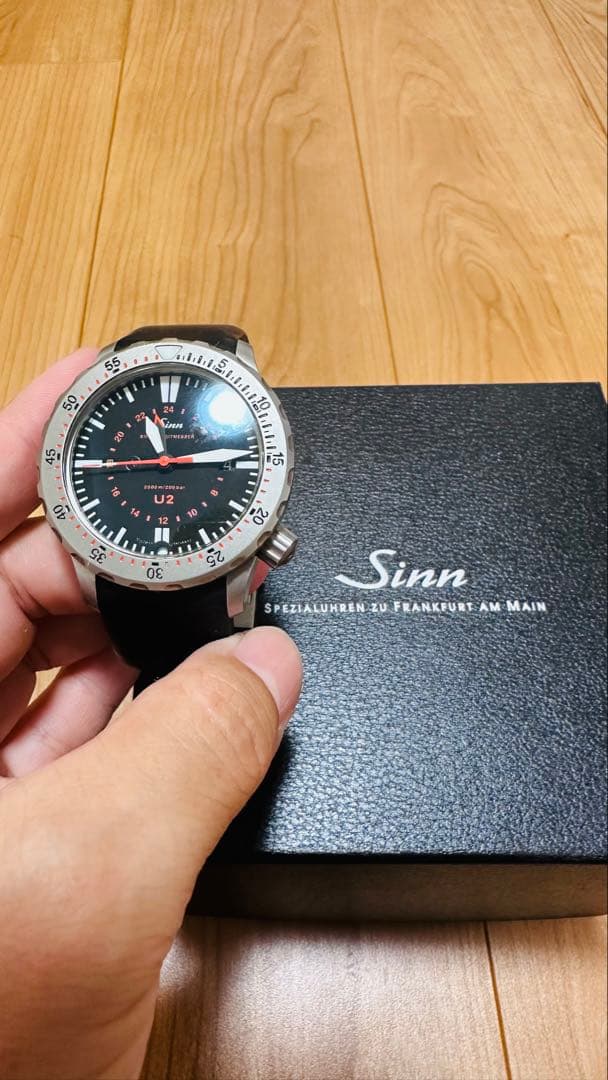 【専用】Sinn U2 ダイバーズウォッチ ラバーベルト