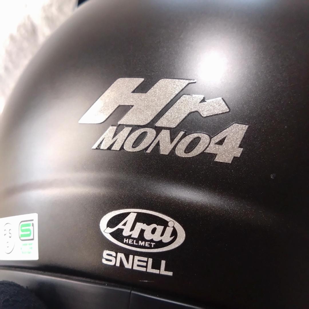 Arai フルフェイスヘルメット MONO4 日本製 M2015　黒　57-58