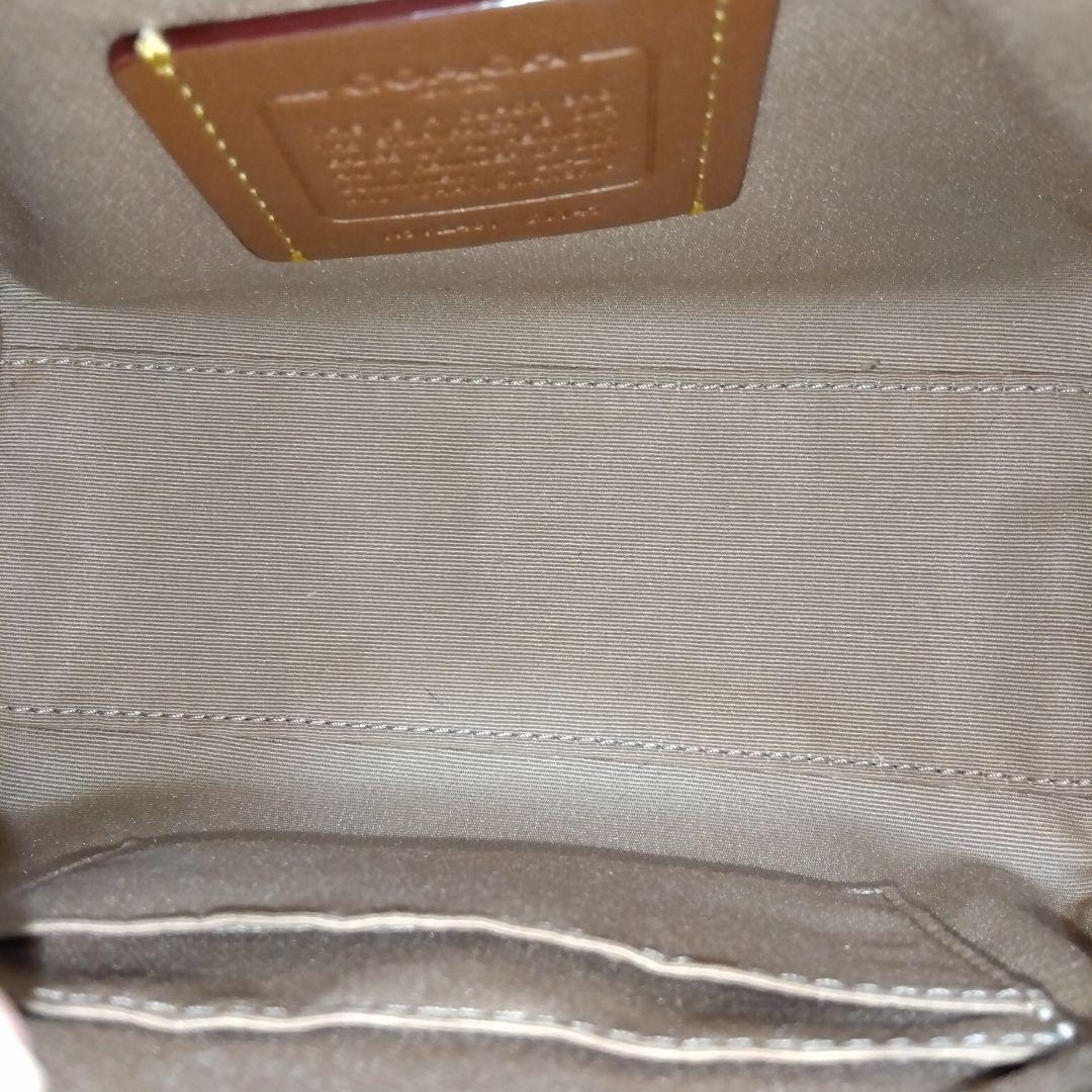 COACH ショルダーバッグ ミニ ローアン クロスボディ チェリー柄 レザー