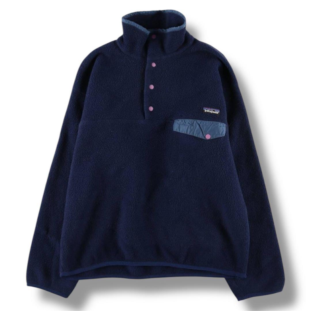 1990s USA製 Patagonia L パタゴニア スナップT シンチラ