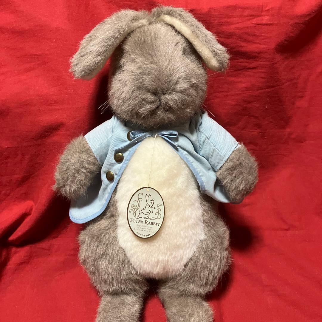 ファミリア　ぬいぐるみ　ピーターラビットぬいぐるみ　レトロ　ファミリアぬいぐるみ