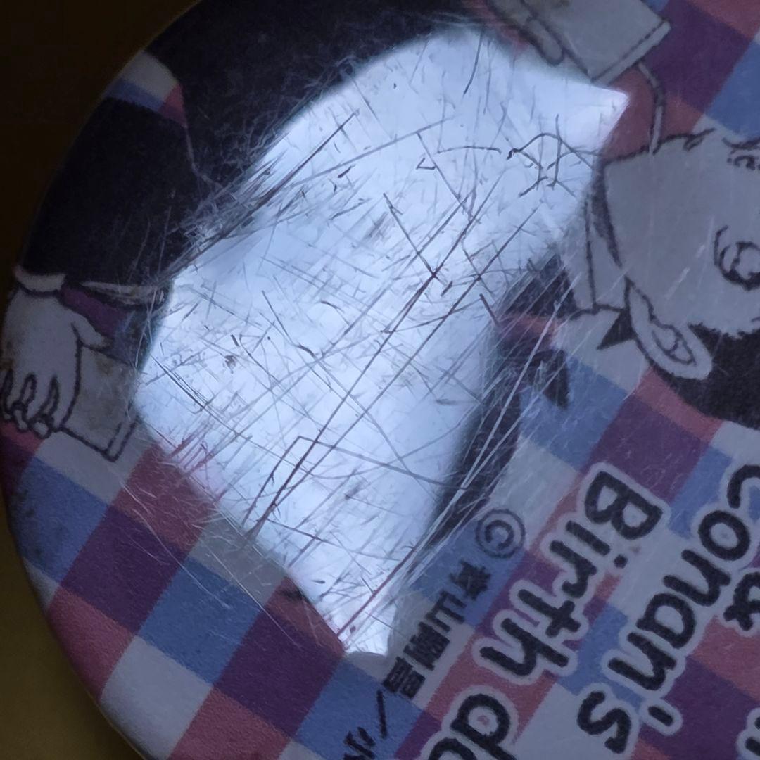 新一、コナン 缶バッジ Shinichi & Conan's Birth day