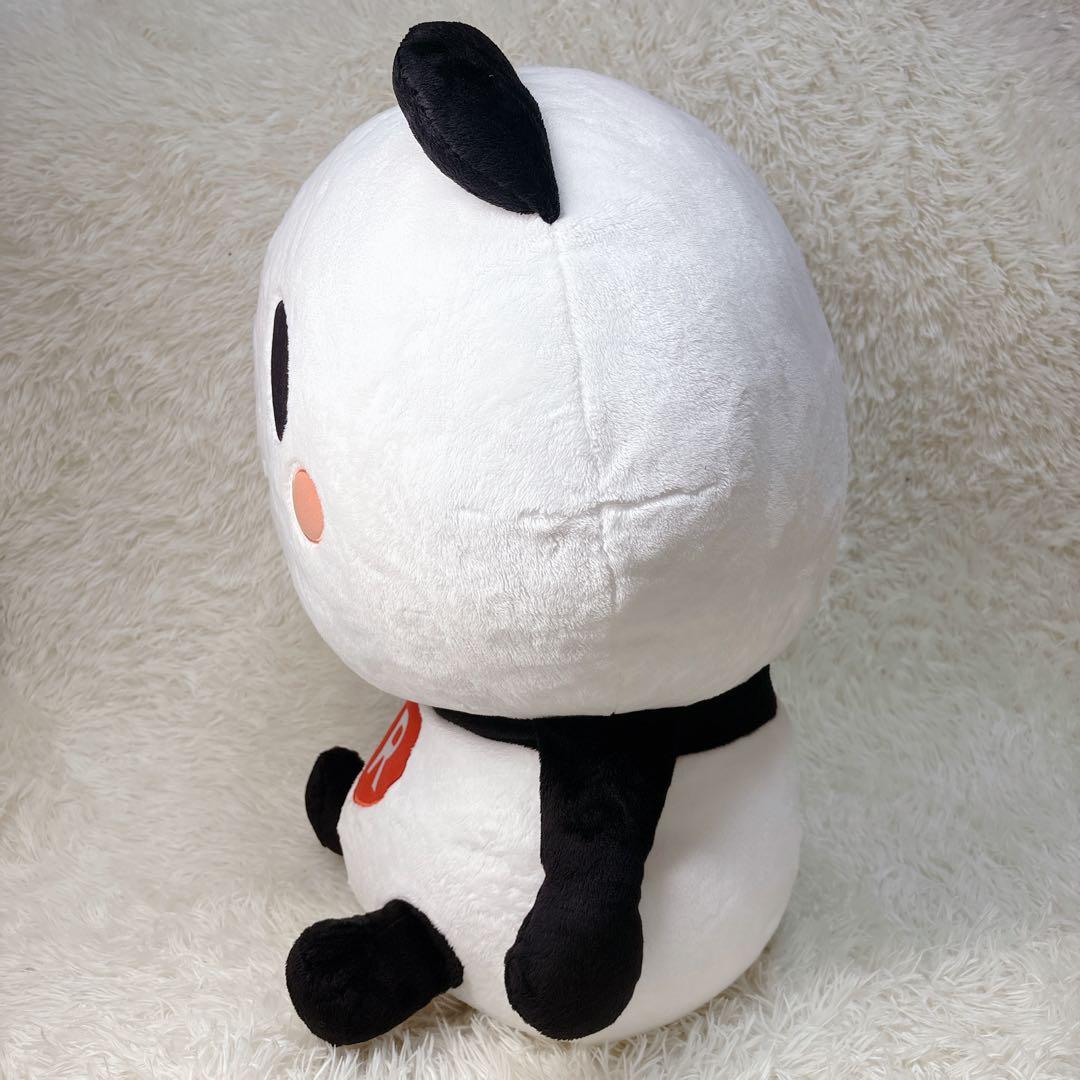 【非売品】初期 楽天 ぱんだ お買い物 パンダ特大 ぬいぐるみ 旧ロゴ 限定