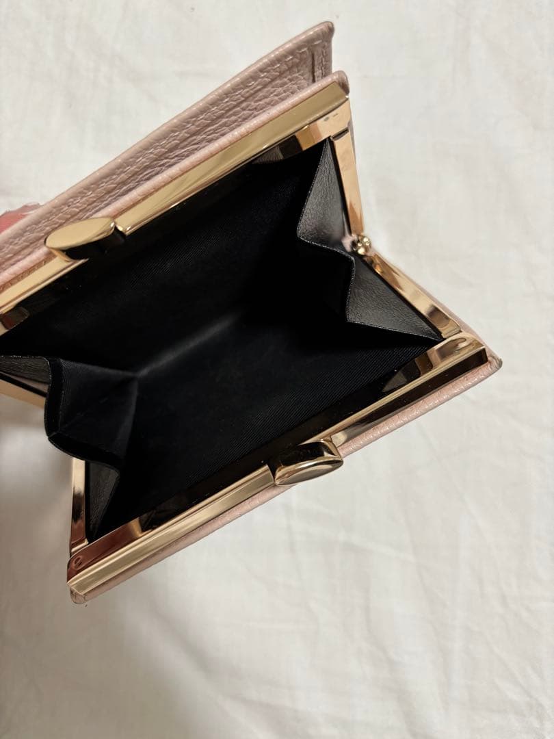 皇居 がま口財布 ピンク ピンクベージュ 限定品