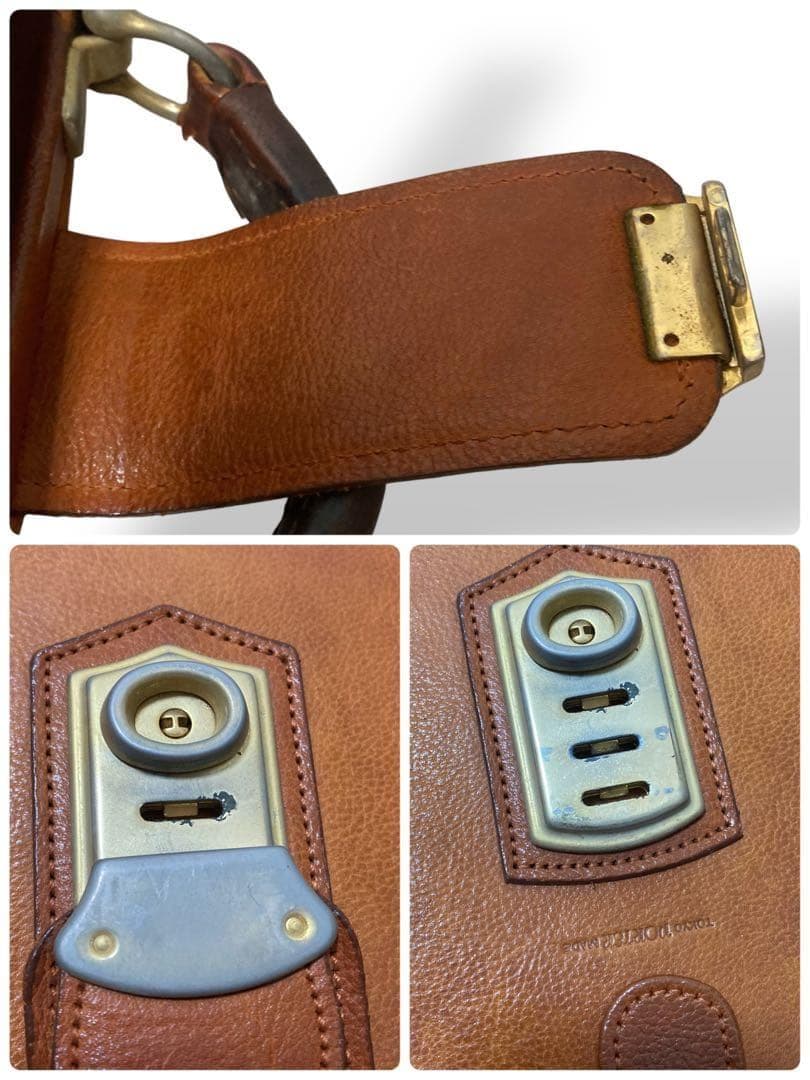 【ヴィンテージ】ポーター　ビジネスバッグ　キャリーケース　キャメル　レザー　本革