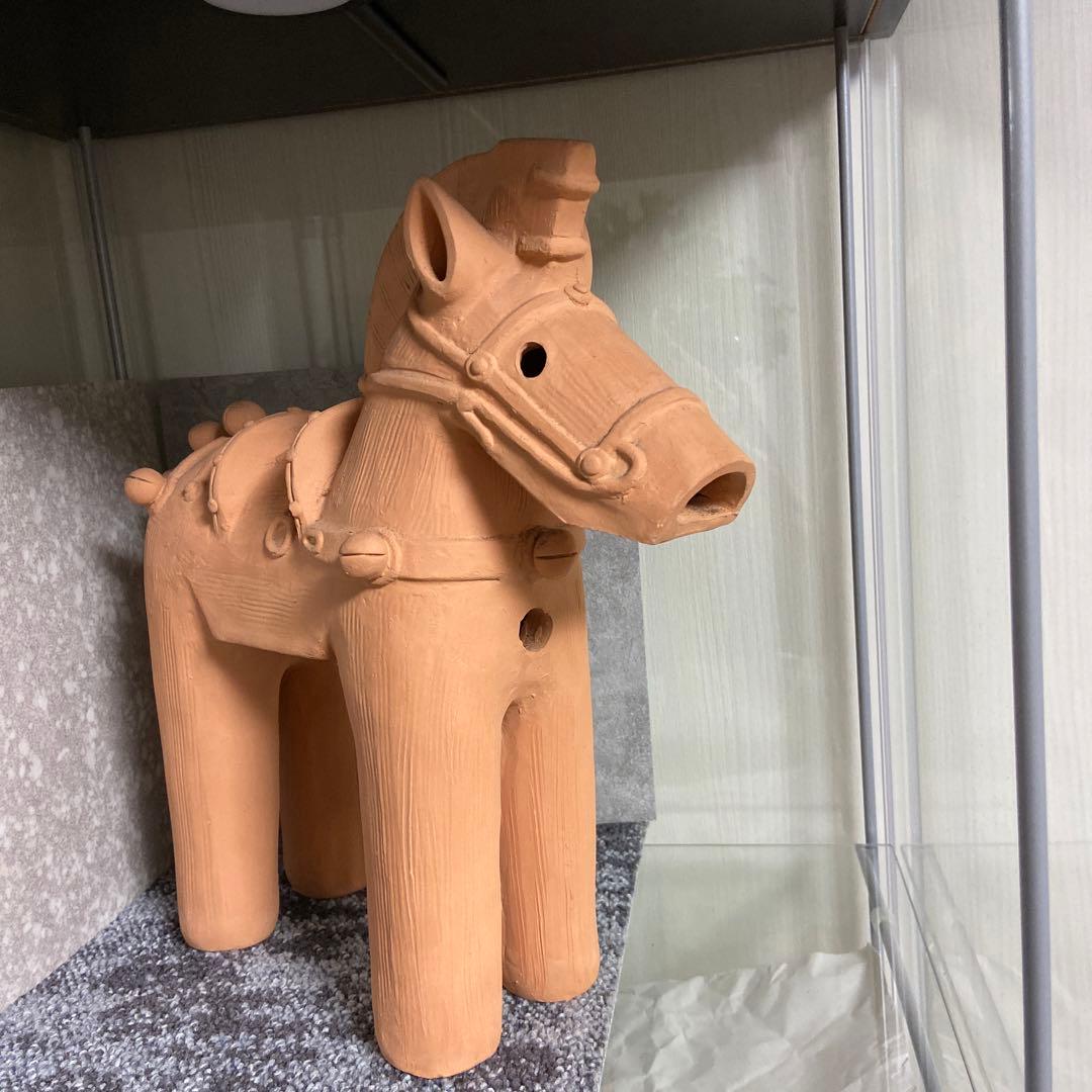 備前焼　馬　午　埴輪　干支　大　30センチ　縁起物　インテリア