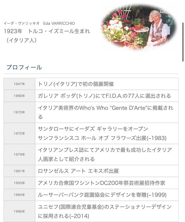 イーダ ヴァリッキオ 原画　一点物レア　水彩画　サンシャイン・シー　額なし
