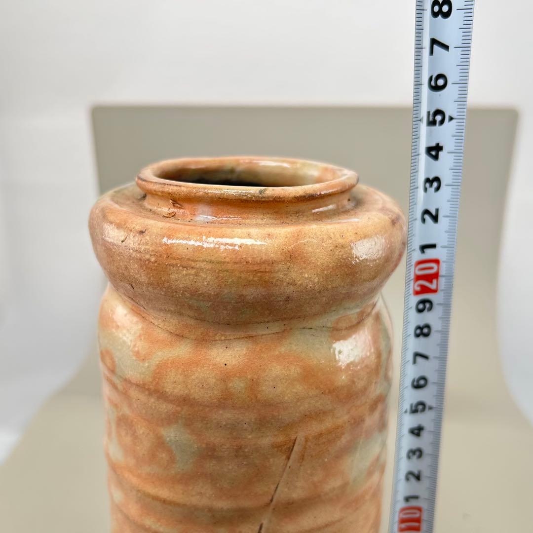 萩焼 十二代 田原陶兵衛 　花入　共箱　陶歴　花瓶　花生　花器　茶道具