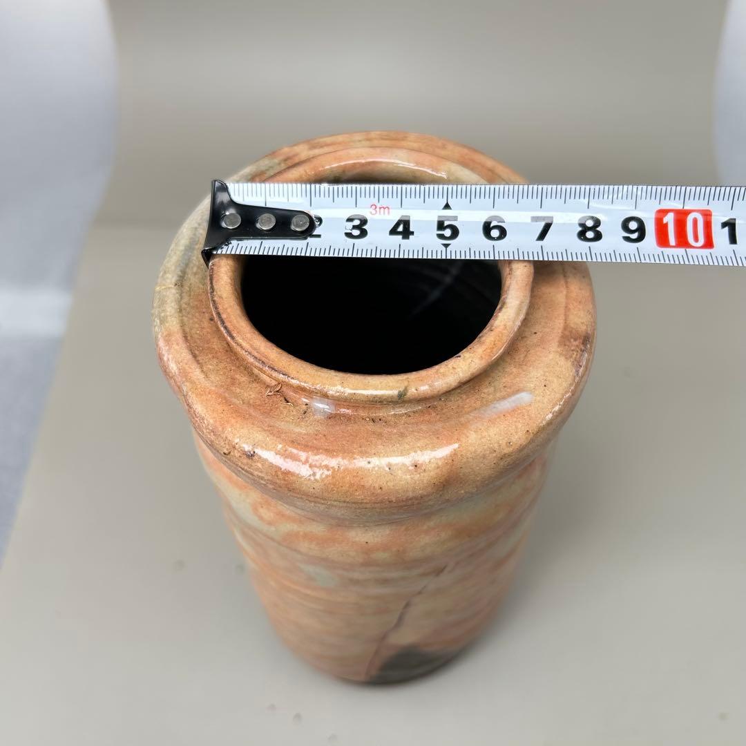 萩焼 十二代 田原陶兵衛 　花入　共箱　陶歴　花瓶　花生　花器　茶道具