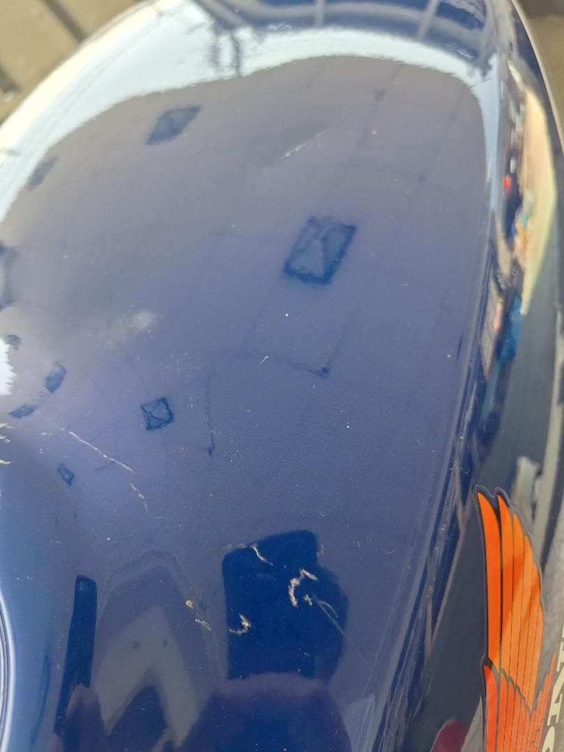 ホンダ VF750F タンク 青/白