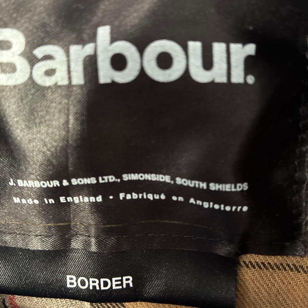 自*光様 希少品！　Barbour BORDER JACKET ネイビー　オイル