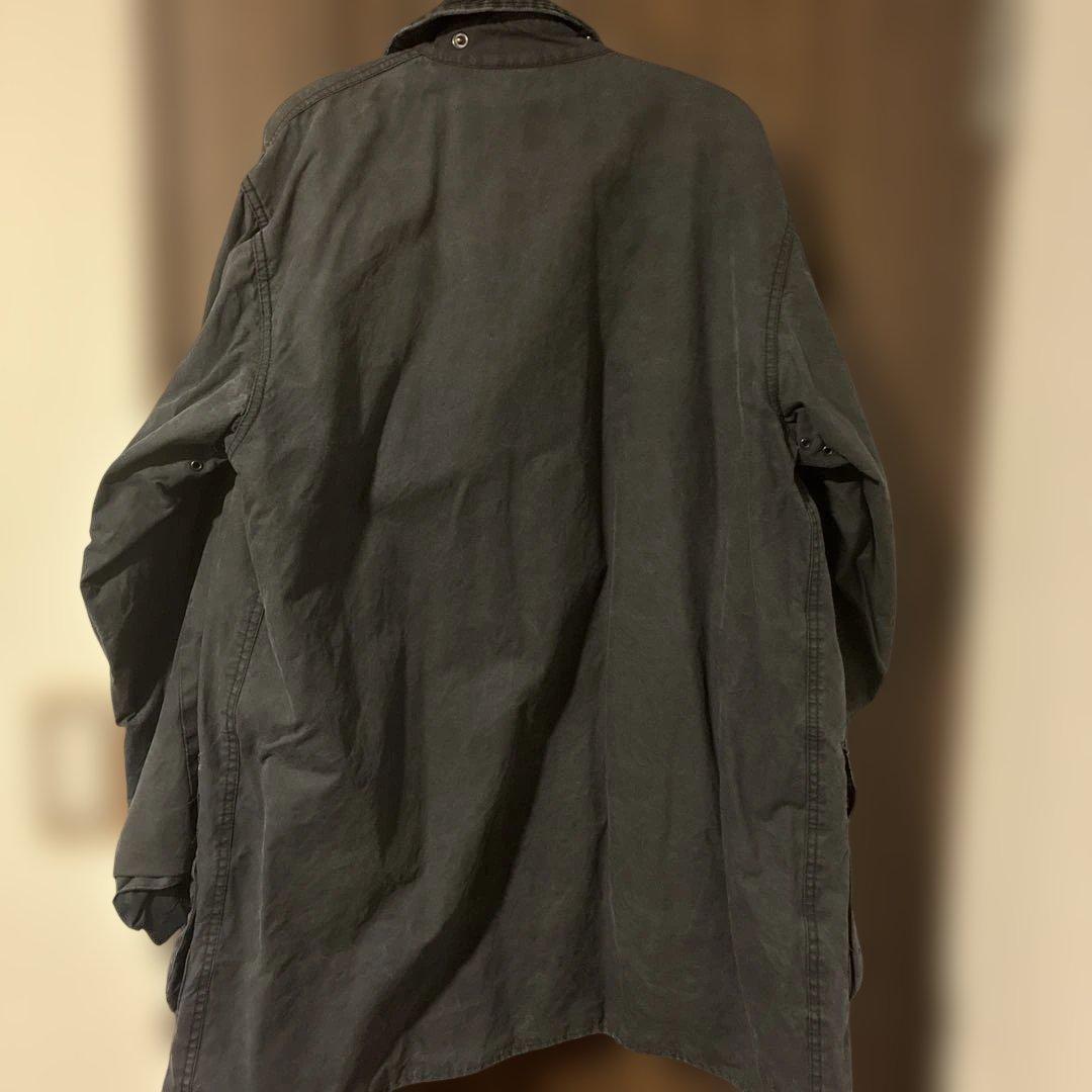 自*光様 希少品！　Barbour BORDER JACKET ネイビー　オイル