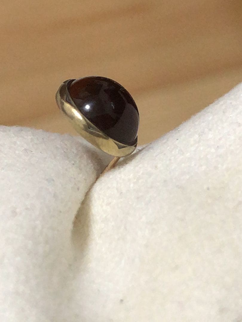 【専用】美品♡アガット アンバーピアス【プレーヌ・リュヌ】