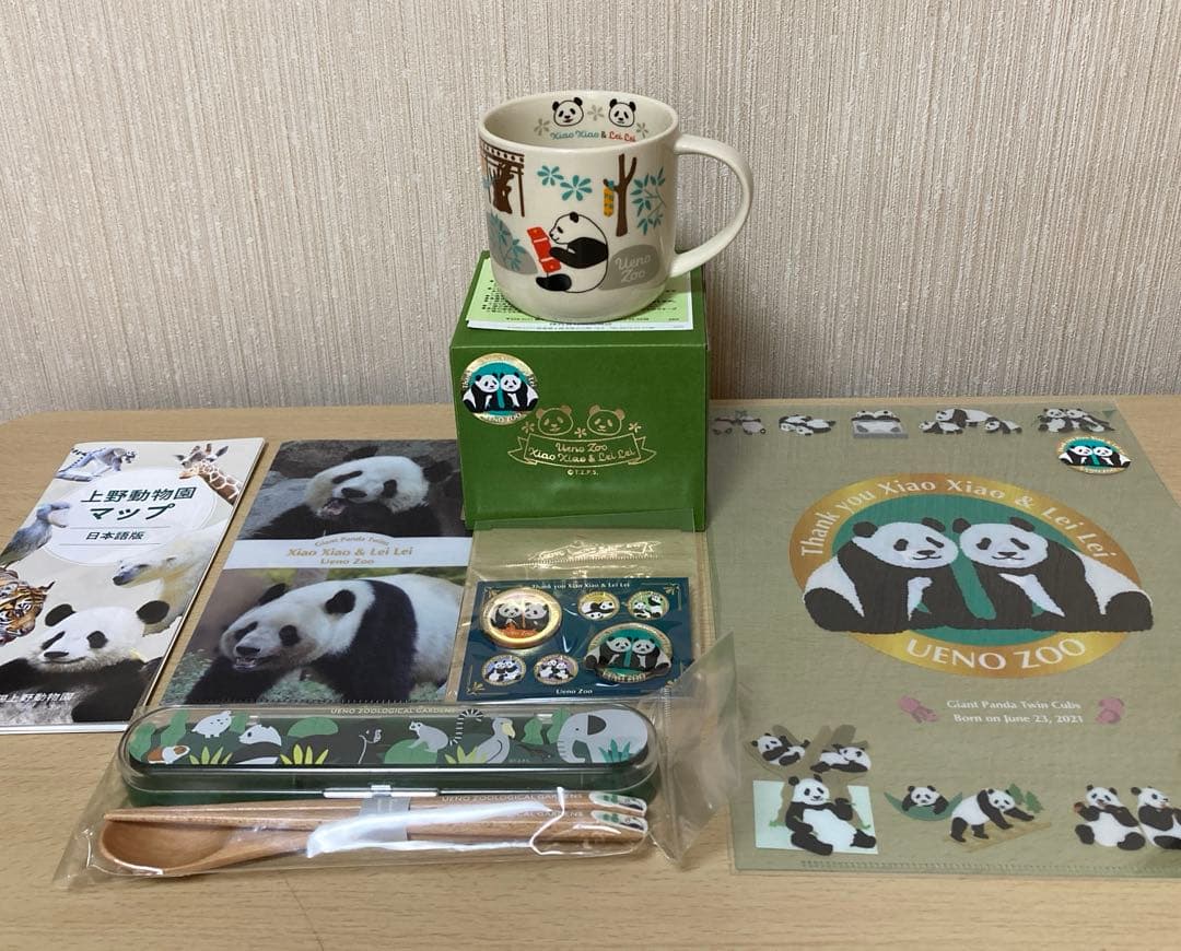 【完売品】上野動物園　ありがとう商品 シャオ&レイ　マグカップ　他おまとめ