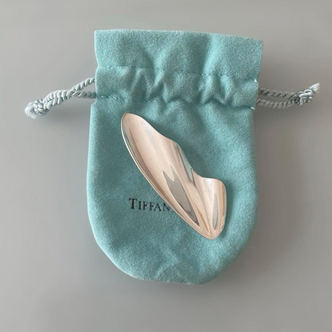 ピアノ★Tiffany エルサペレッティ フェザー ブローチ　シルバー