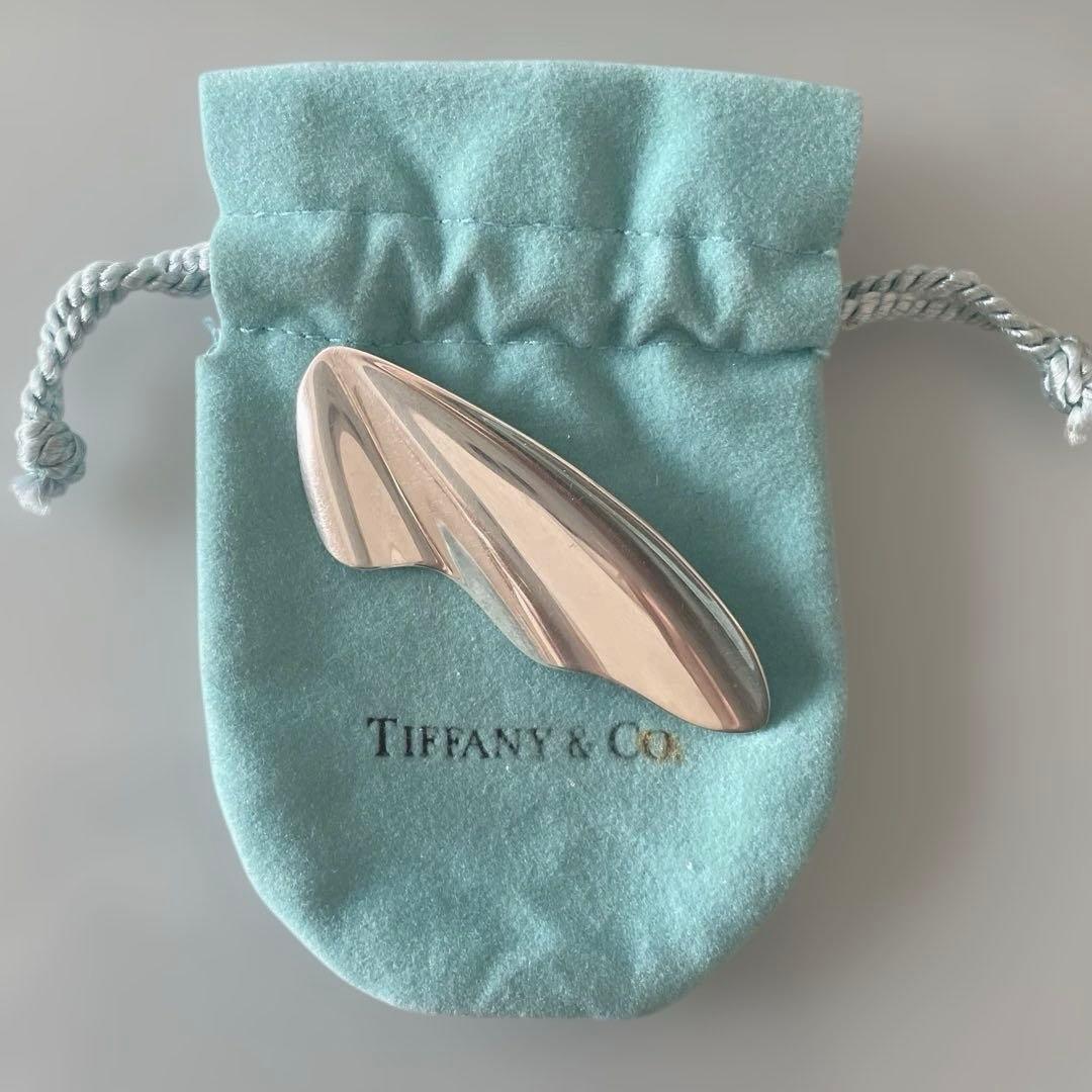 ピアノ★Tiffany エルサペレッティ フェザー ブローチ　シルバー