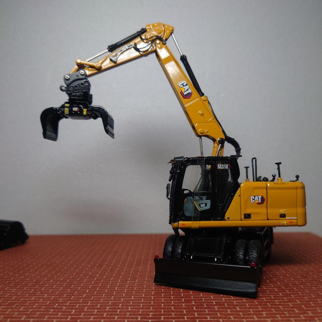 CAT M318 WHEELED EXCAVATOR カスタム品 1/50
