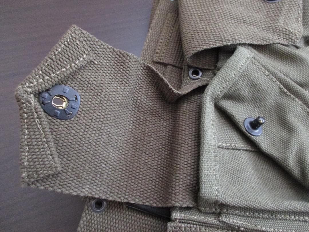 新品　OD色　レプリカ　米軍　M1937　BAR　マガジンベルト　ピストルベルト