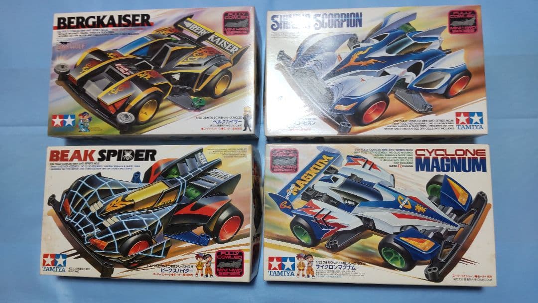 ミニ四駆 8台まとめ売り TAMIYA 当時物