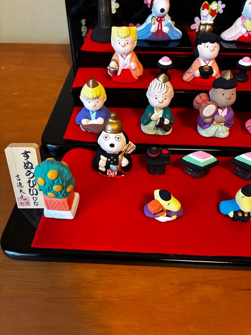 SNOOPY スヌーピー ひな人形 段かざり 吉徳大光