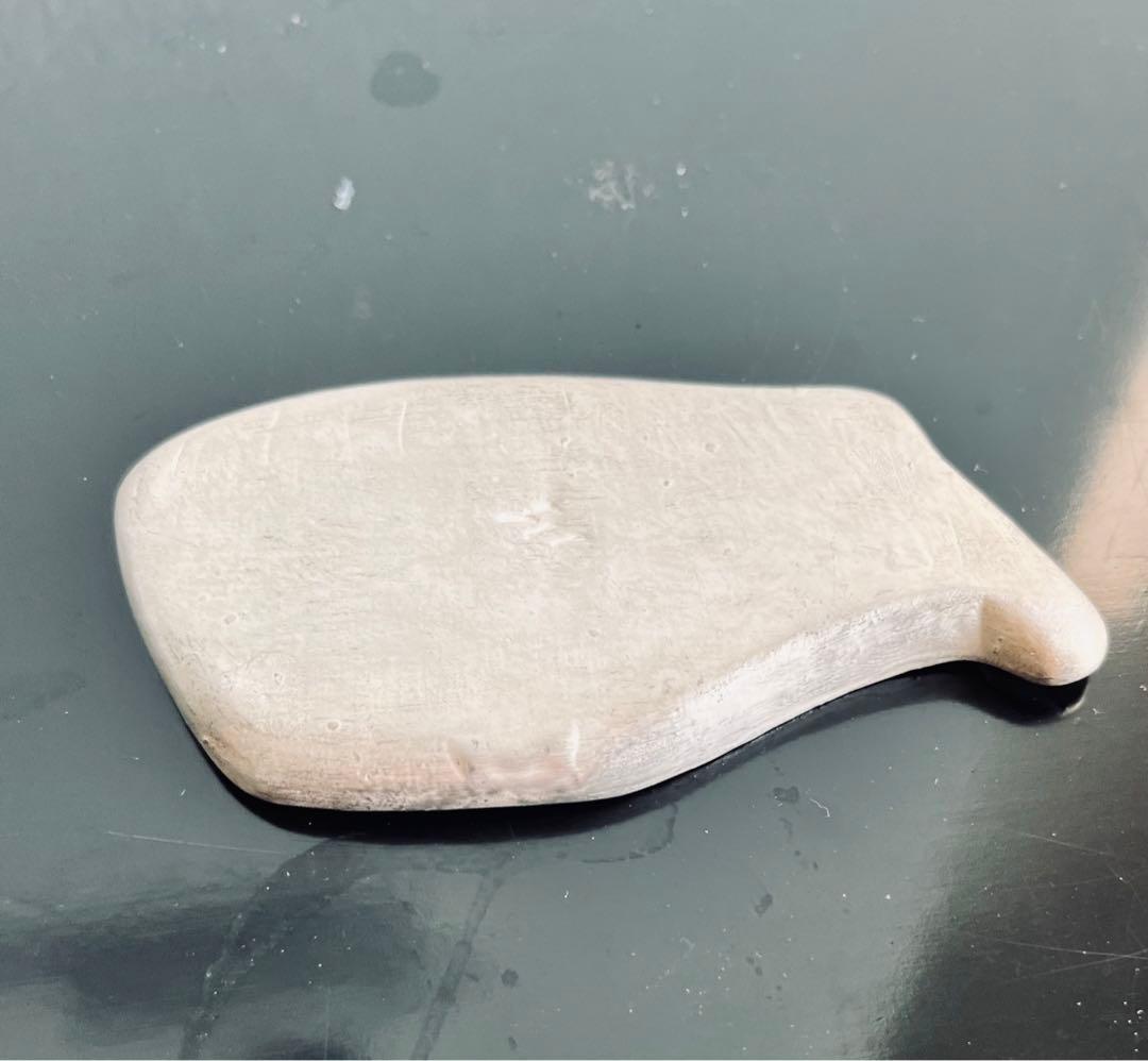 林みちよ　銀彩　香合「流れ」　茶道　オブジェ　蓋物