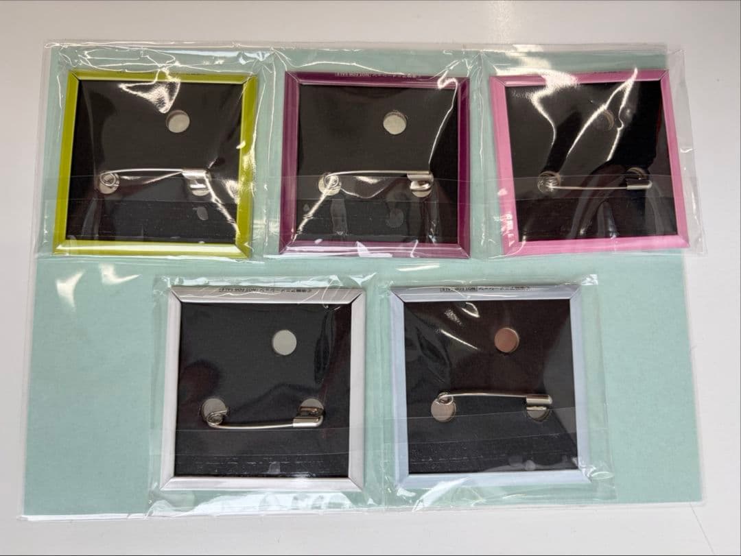 【全5種】ガルクラ ゲーマーズフェア特典 スクエア缶バッジ コンプセット