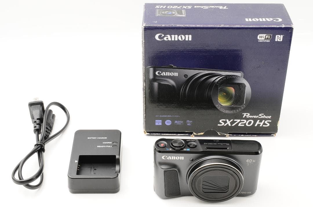 【元箱付】 キャノン Canon PowerShot SX720 HS ブラック