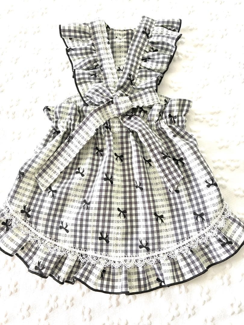 むぎ犬服ハンドメイドワンピース