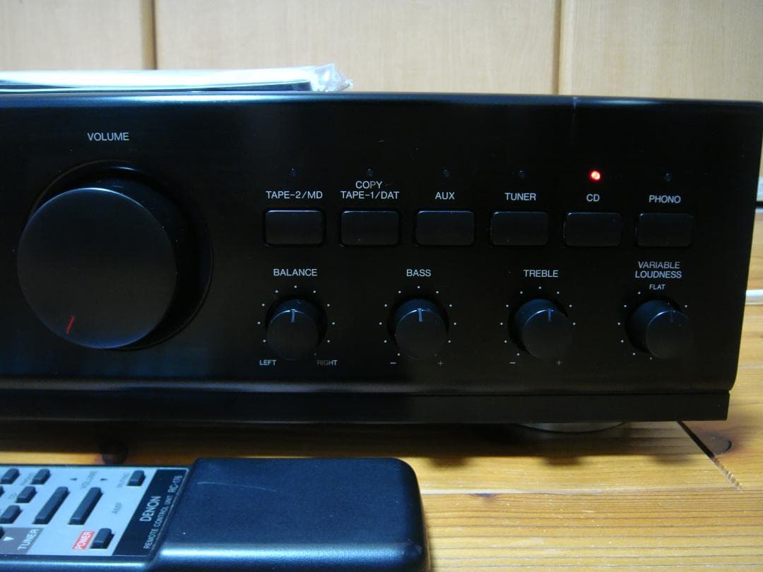 整備済 程度良 DENON デノン プリメイン PMA-390Ⅱリモコン取説付