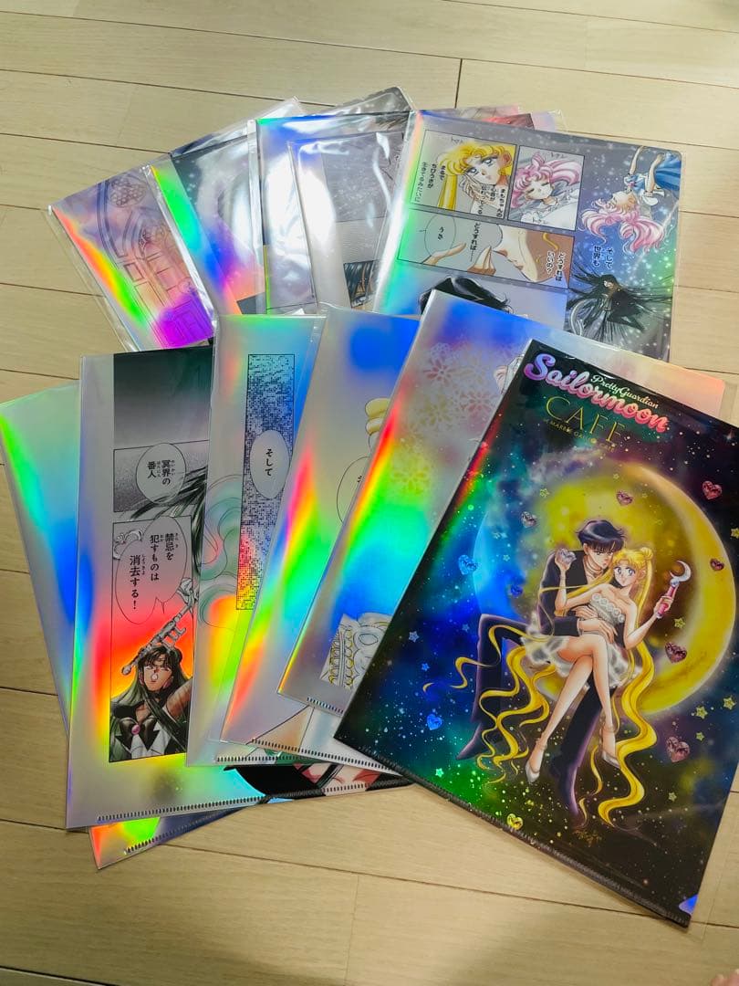 セーラームーンカフェ　オーロラクリアファイル　後半　全11類