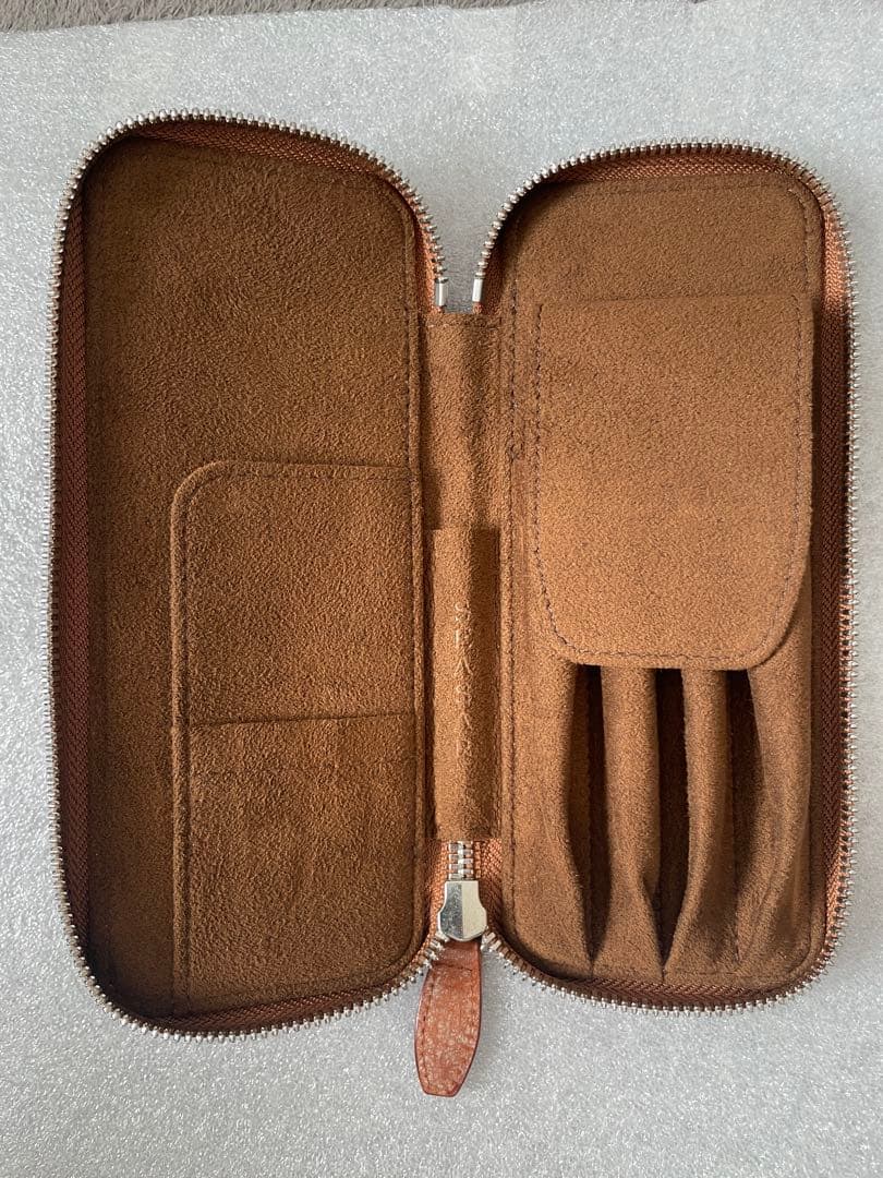 SEASAR ダクトペンケース マルゴーフォグ ブラウン 本革 希少