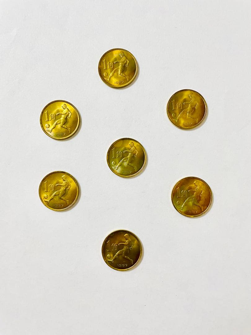 マグマ中国古銭 1987年　第６回運動会　1角 記念硬貨