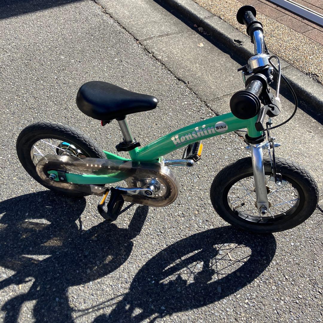 へんしんバイク2 バランスバイク エメラルドグリーン 12インチ