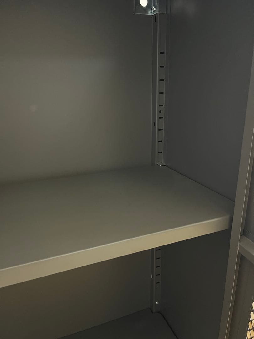 【値下げ不可】IKEA イーヴァル　ivar グレー　扉付　メッシュ