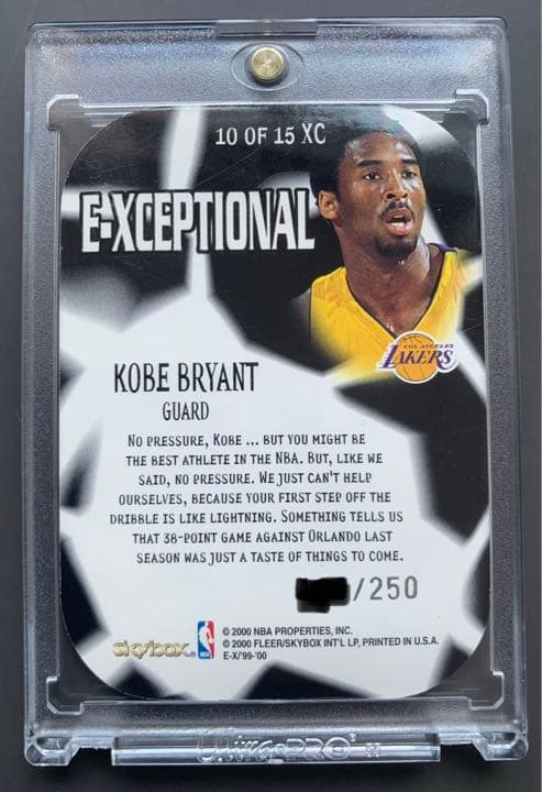 コービー・ブライアント Kobe Bryant, NBAカード