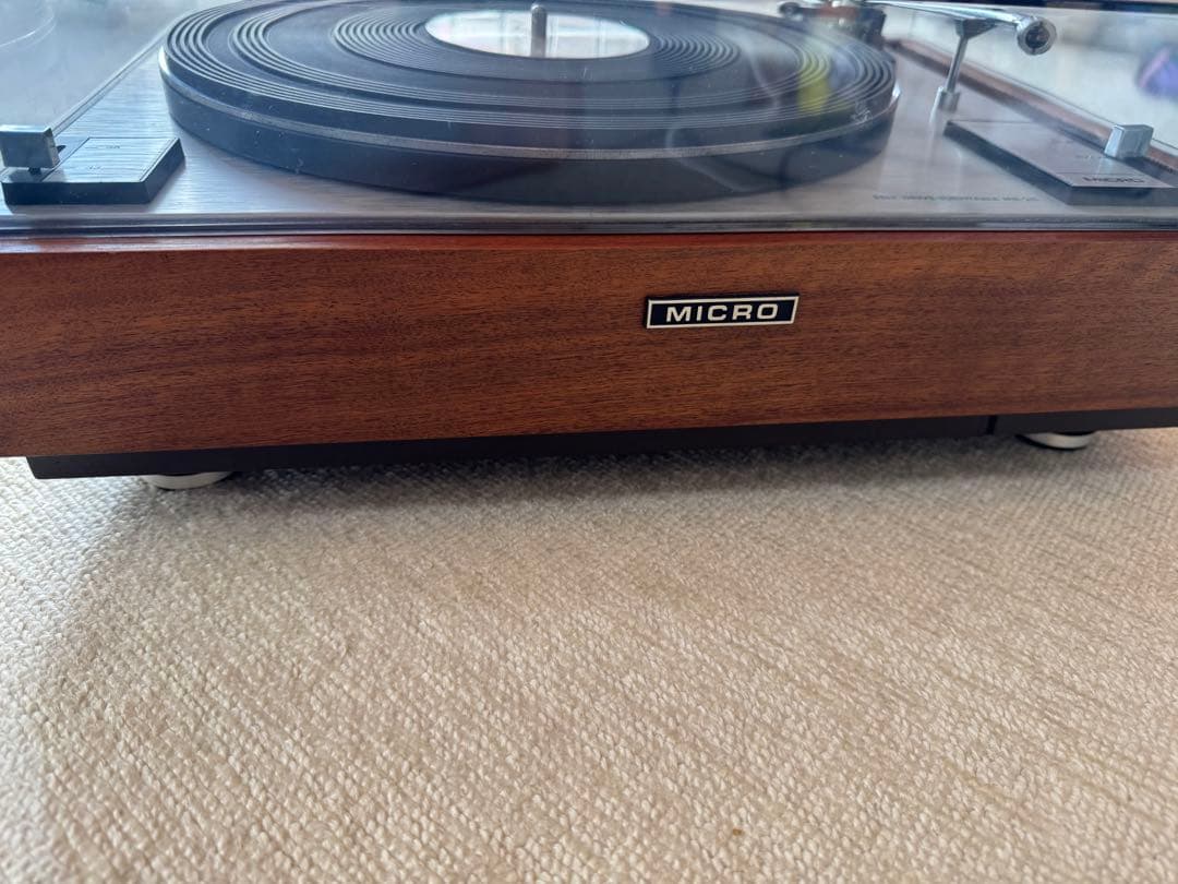 動作品 MICRO MR-211 50Hz レコードプレーヤー