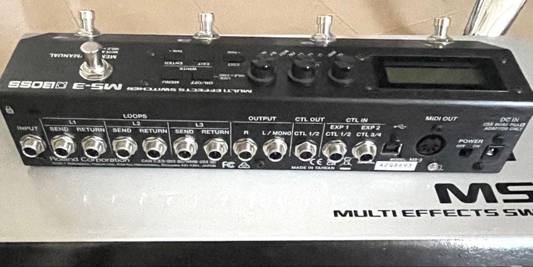 BOSS MS-3 マルチエフェクトスイッチャー　ギターエフェクター