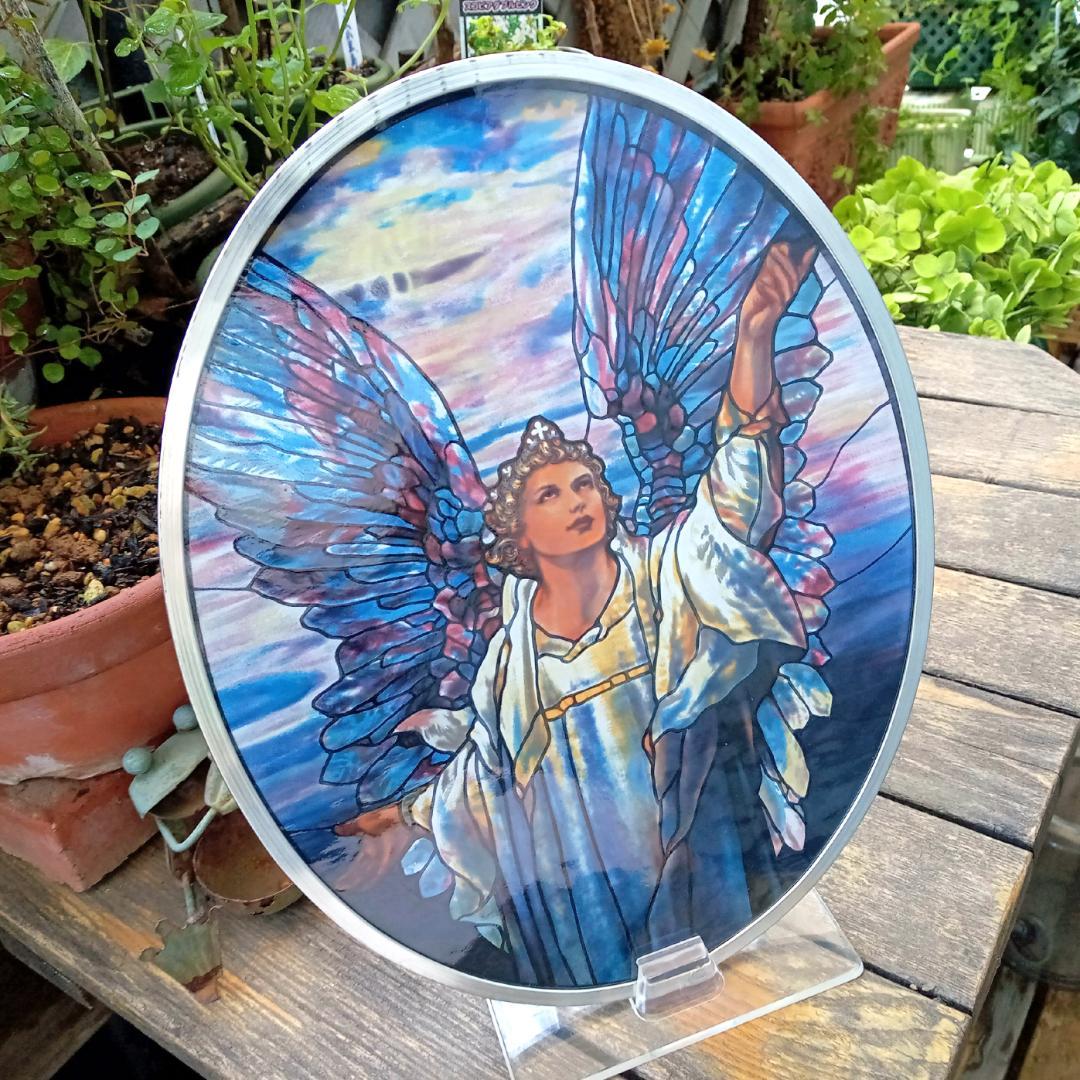 ルイスCティファニー ステンドグラスAngel of Peaceグラスマスターズ