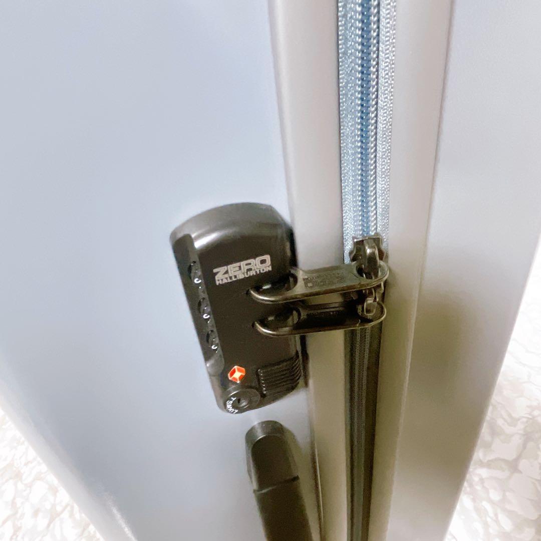 良品　大容量　ゼロハリバートン スーツケース 約73L ブルーグレー